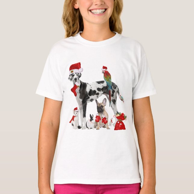 Weihnachtsmänner T-Shirt (Vorderseite)