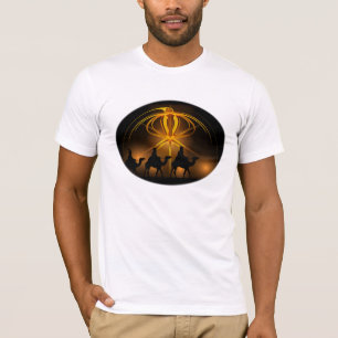 WeihnachtsMänners-goldener Stern von Bethlehem T-Shirt