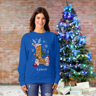 Weihnachtsmannmütze Alphabet L Womens' Sweatshirt