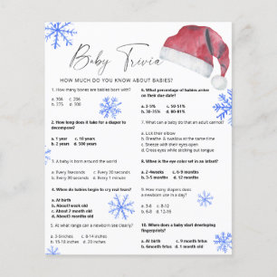 Weihnachtsmannmütze - Baby Trivia