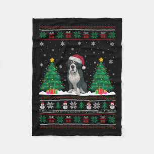 Weihnachtsmannmütze Bernard Dog Christmas Tree Lig Fleecedecke