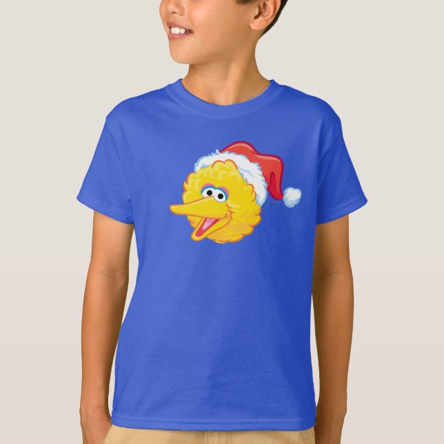 Weihnachtsmannmütze Big Bird T-Shirt (Vorderseite)