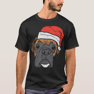 Weihnachtsmannmütze Boer Dog Weihnachts PJs Xmas D T-Shirt