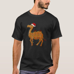 Weihnachtsmannmütze Camel Animal Lover Xmas Gesche T-Shirt