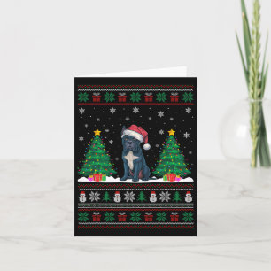 Weihnachtsmannmütze Cane Corso Dog Weihnachtsbauml Karte