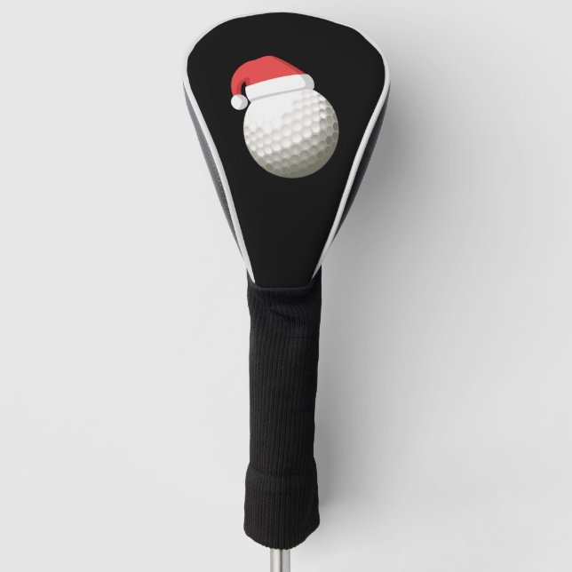 Weihnachtsmannmütze Christmas Golf Golf Headcover (Vorderseite)