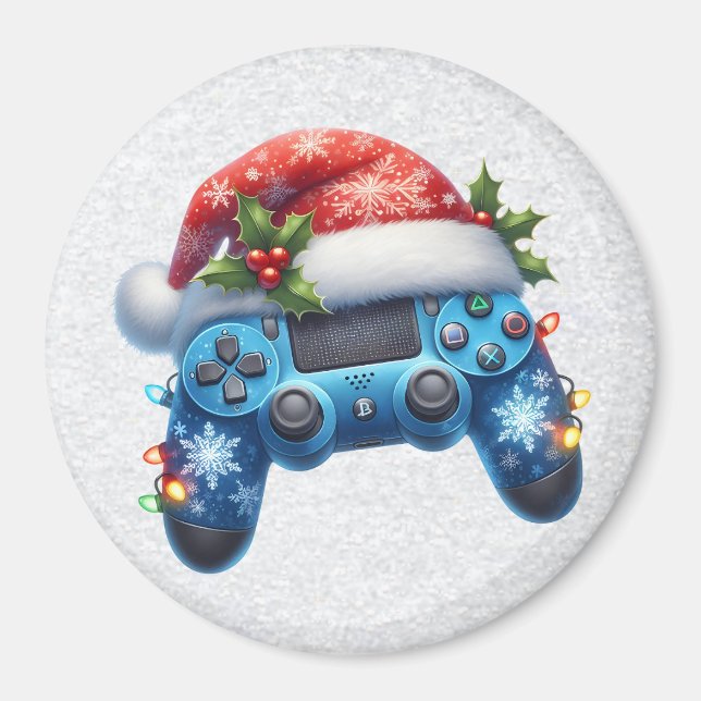 Weihnachtsmannmütze-Controller-Magnet Magnet (Vorne)