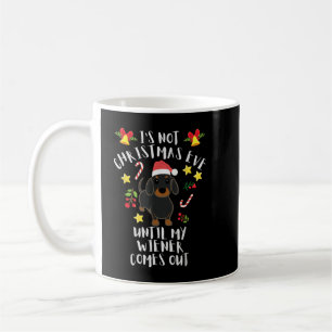 Weihnachtsmannmütze Dackel Dackel Dackel T - Shirt Kaffeetasse