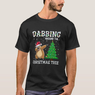 Weihnachtsmannmütze der Hochlandkuh rund um die Ch T-Shirt