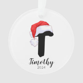Weihnachtsmannmütze Einfach anpassbarer Brief Weih Ornament