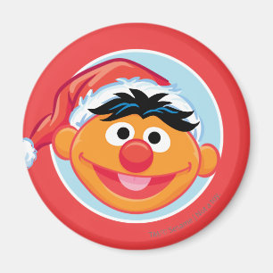 Weihnachtsmannmütze Ernie Magnet