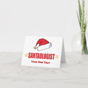 Weihnachtsmannmütze Feiertagskarte