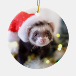 Weihnachtsmannmütze Ferret Weihnachtsschmuck