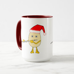 Weihnachtsmannmütze Flute Egghead Tasse
