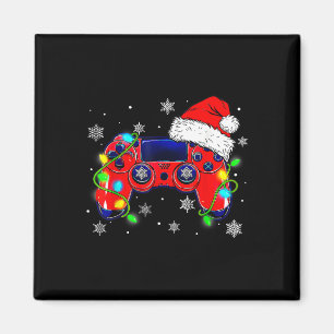 Weihnachtsmannmütze Gamer Bo Magnet