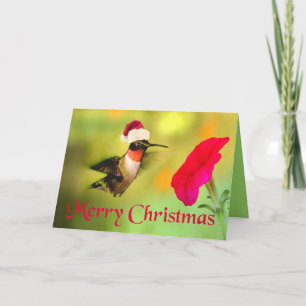 Weihnachtsmannmütze Hummingbird Weihnachten