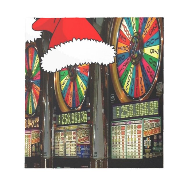 Weihnachtsmannmütze Notizblock (Vorderseite)