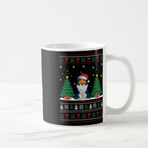 Weihnachtsmannmütze Rough Collie Dog Xmas Tree Lig Kaffeetasse