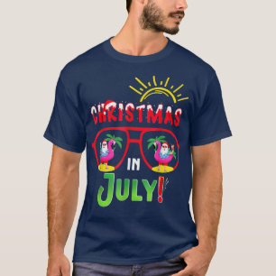 Weihnachtsmannmütze Sonnenbrille Weihnachten Im Ju T-Shirt