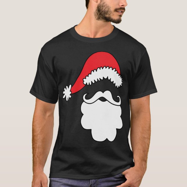Weihnachtsmannmütze T-Shirt (Vorderseite)