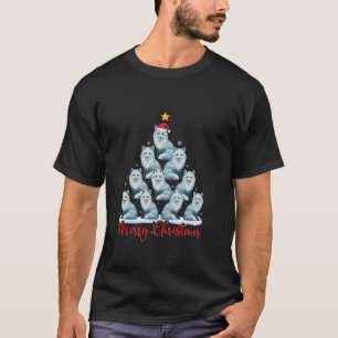 Weihnachtsmannmütze Ugly Xmas Funny Arctic Fox Wei T-Shirt