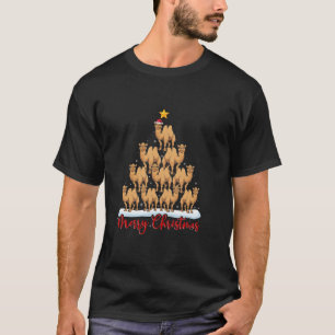 Weihnachtsmannmütze Ugly Xmas Funny Camel Weihnach T-Shirt