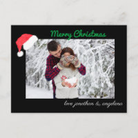 Weihnachtsmannmütze und Hirsch kundenspezifisches