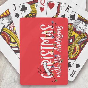 Weihnachtsmannmütze Weihnachten Spielkarten