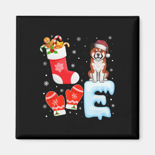 Weihnachtsmannmütze Weihnachten Strumpf Holiday Ak Magnet