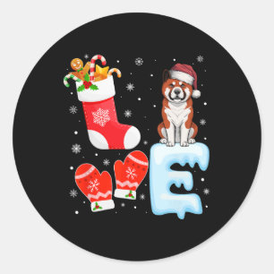 Weihnachtsmannmütze Weihnachten Strumpf Holiday Ak Runder Aufkleber