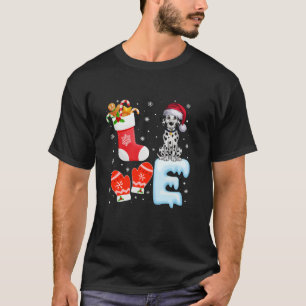 Weihnachtsmannmütze Weihnachten Strumpf Urlaub Dal T-Shirt