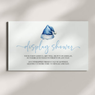 Weihnachtsmannmütze Weihnachtsdusche Kinderdusche Begleitkarte