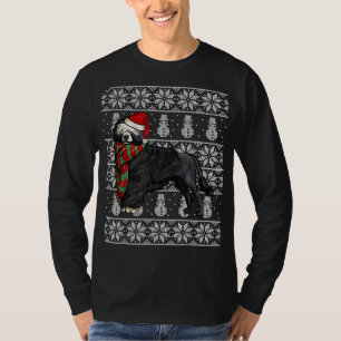 Weihnachtsmannmütze Xmas Portugiesischer Wasserdog T-Shirt
