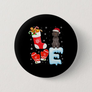 Weihnachtsmannmütze Xmas Strumpf Deutscher Kurzfil Button