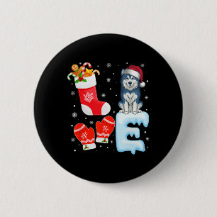 Weihnachtsmannmütze Xmas Strumpf Holiday Alaskan M Button