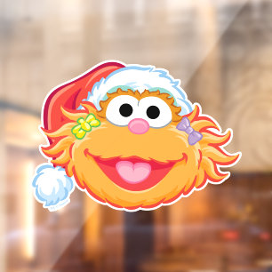Weihnachtsmannmütze Zoe Fensteraufkleber