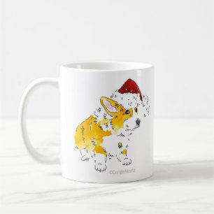 Weihnachtsmannmützecorgi-Tasse Tasse