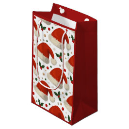 Weihnachtsmannmützen Kleine Geschenktüte