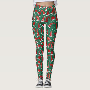 Weihnachtsmannmützen Leggings