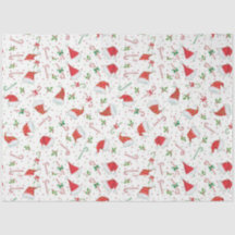 Weihnachtsmannmützen und Candy Canes