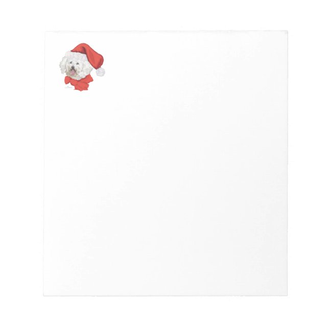 Weihnachtsmanns Helfer Notizblock (Vorderseite)