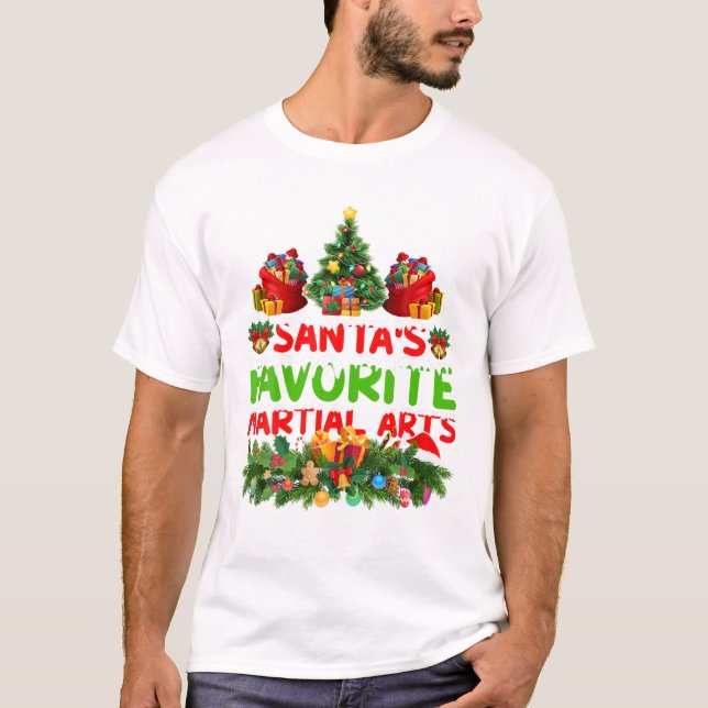 Weihnachtsmanns Liebling T-Shirt (Vorderseite)