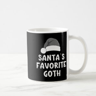 Weihnachtsmanns Lieblings-Goth-Fun-Xmas-Schlafanzu Kaffeetasse