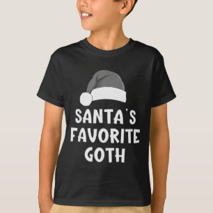 Weihnachtsmanns Lieblings-Goth-Funny-Xmas-Pyjama  T-Shirt