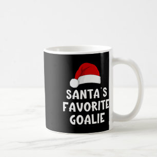 Weihnachtsmanns Lieblings-Torwart Torhüter Tor- Kaffeetasse
