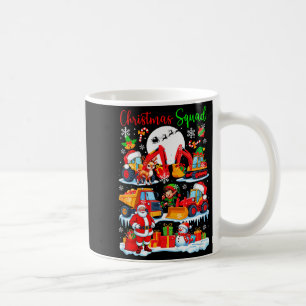 Weihnachtsmannschaft Baustellen LKWs Bagger San Kaffeetasse