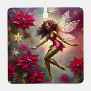 Weihnachtsmannschaft - Braun Naturhaar Ornament Aus Metall