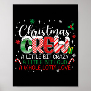 Weihnachtsmannschaft Ein bisschen verrückt Ein bis Poster