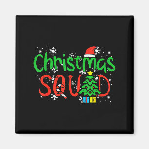 Weihnachtsmannschaft Familie Xmas Crew Männer Frau Magnet