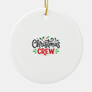 Weihnachtsmannschaft Festliche Feiertage Keramik Ornament